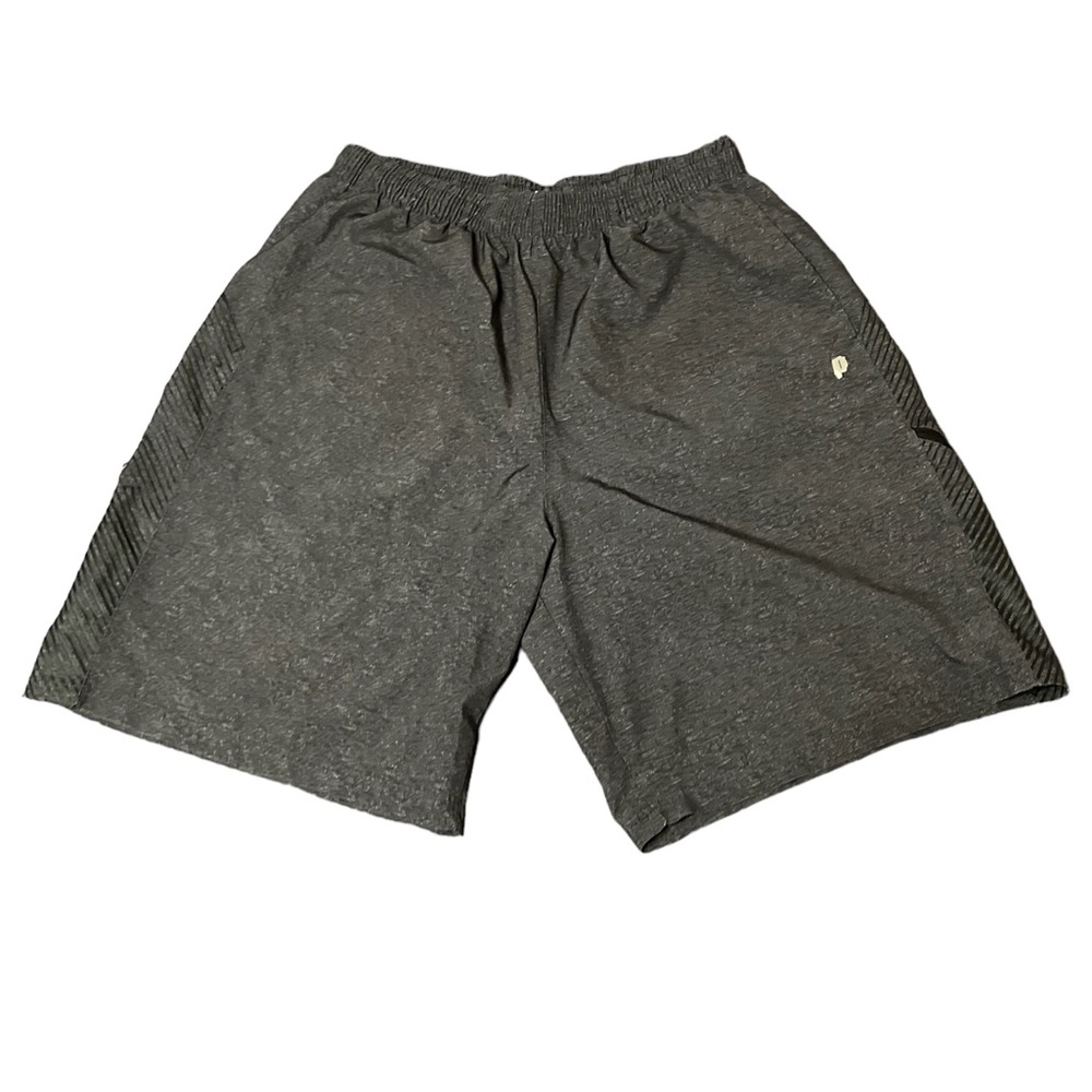 PRINCE MENS LARGE GREY ATHLETIC SHORTS